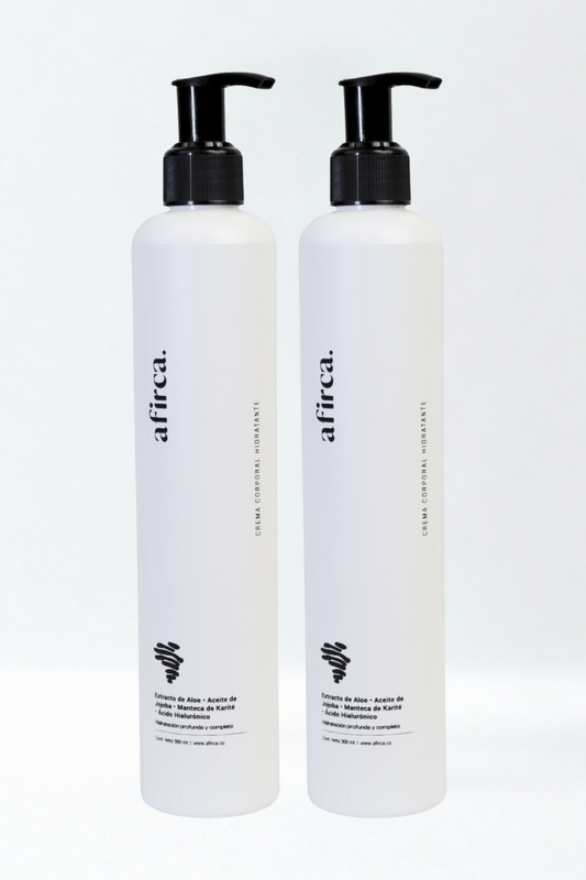 Dúo Afirca – Hidratación continua para tu piel negra + Envío grátis